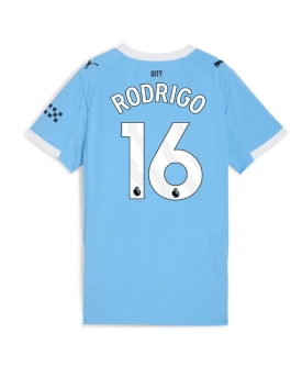 Billige Fotballdrakt Manchester City Rodri Hernandez #16 Replika Hjemmedrakt Dame 2025-26 Kortermet Billige Fotballdrakt Manchester City Rodri Hernandez #16 Replika Hjemmedrakt Dame 2025-26 Kortermet